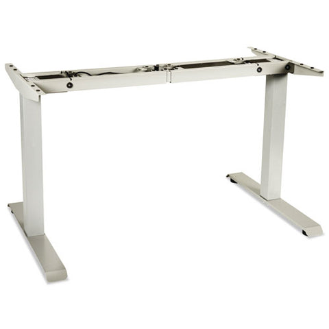 Image of 2-stage Electric Adjustable Table Base, 27.5" To 47.2" High, Gray