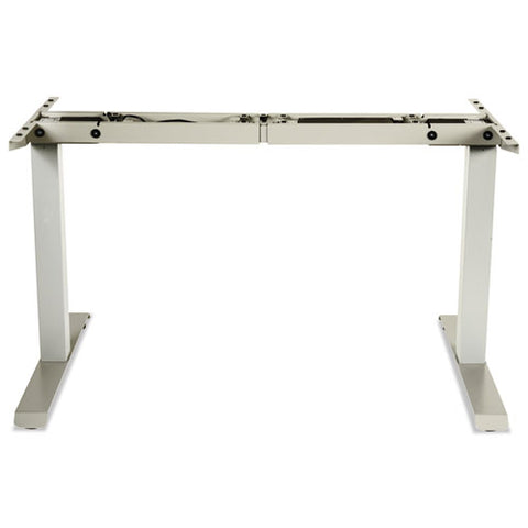 Image of 2-stage Electric Adjustable Table Base, 27.5" To 47.2" High, Gray