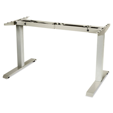 Image of 2-stage Electric Adjustable Table Base, 27.5" To 47.2" High, Gray