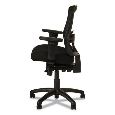 Image of Alera Etros Series Mid-back Multifunction With Seat Slide Chair, Supports Up To 275 Lbs, Black Seat/black Back, Black Base