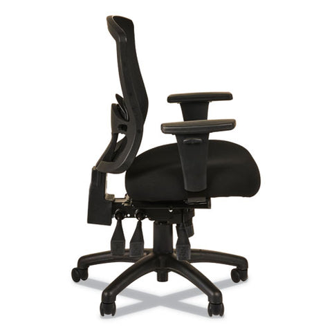 Image of Alera Etros Series Mid-back Multifunction With Seat Slide Chair, Supports Up To 275 Lbs, Black Seat/black Back, Black Base