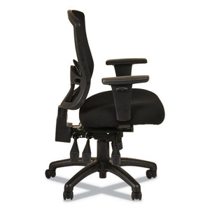 Alera Etros Series Mid-back Multifunction With Seat Slide Chair, Supports Up To 275 Lbs, Black Seat/black Back, Black Base