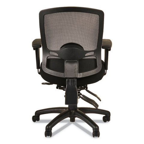 Image of Alera Etros Series Mid-back Multifunction With Seat Slide Chair, Supports Up To 275 Lbs, Black Seat/black Back, Black Base