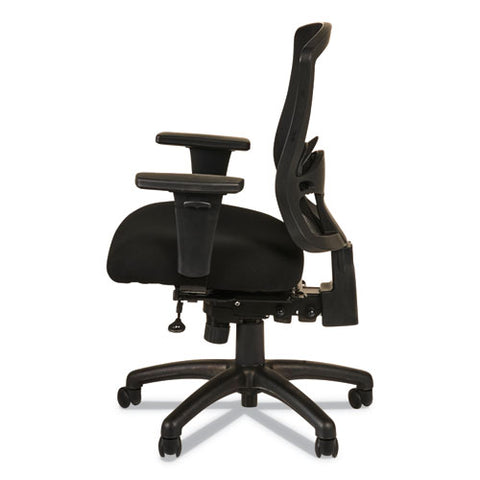 Image of Alera Etros Series Mid-back Multifunction With Seat Slide Chair, Supports Up To 275 Lbs, Black Seat/black Back, Black Base