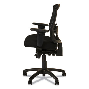 Alera Etros Series Mid-back Multifunction With Seat Slide Chair, Supports Up To 275 Lbs, Black Seat/black Back, Black Base