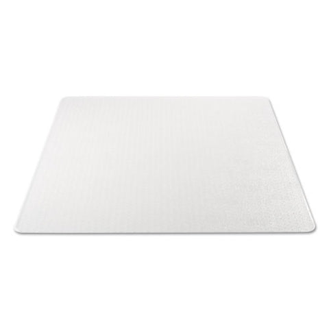 Image of Moderate Use Studded Chair Mat For Low Pile Carpet, 46 X 60, Rectangular, Clear