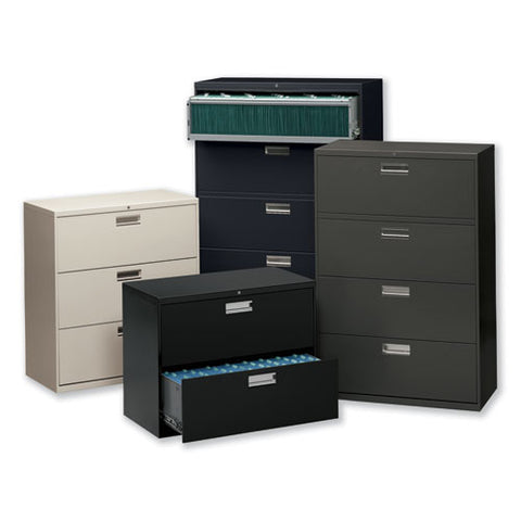 Image of 600 Series Two-drawer Lateral File, 36w X 18d X 28h, Charcoal