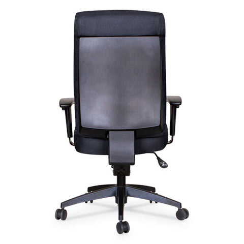 Image of Alera Wrigley Series High Performance High-back Synchro-tilt Task Chair, Up To 275 Lbs, Black Seat/back, Black Base