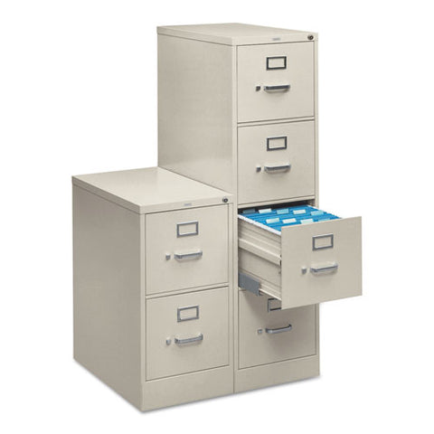 Image of 510 Series Four-drawer Full-suspension File, Legal, 18.25w X 25d X 52h, Light Gray