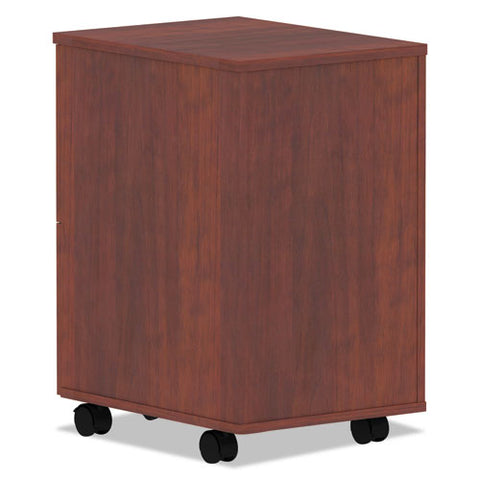 Image of Alera Valencia Series Mobile File/file Pedestal, 15.38w X 20d X 26.63h, Medium Cherry