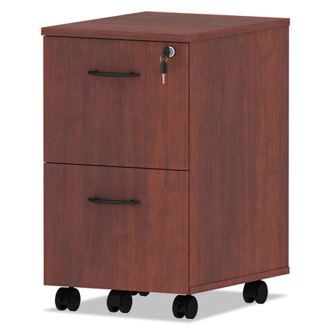 Image of Alera Valencia Series Mobile File/file Pedestal, 15.38w X 20d X 26.63h, Medium Cherry