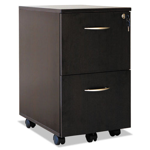 Image of Alera Valencia Series Mobile File/file Pedestal, 15.38w X 20d X 26.63h, Medium Cherry