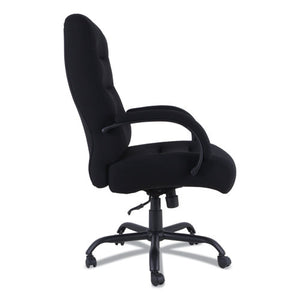 Alera Kesson Series Big And Tall Office Chair, 25.4" Seat Height, Supports Up To 450 Lbs., Black Seat/black Back, Black Base