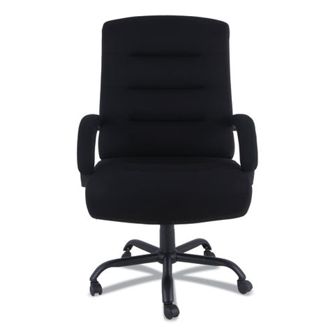 Image of Alera Kesson Series Big And Tall Office Chair, 25.4" Seat Height, Supports Up To 450 Lbs., Black Seat/black Back, Black Base