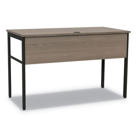 Image of Urban Desk Workstation, 47.25w X 23.75d X 29.5h, Natural Walnut