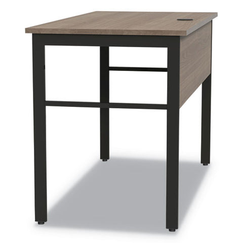 Image of Urban Desk Workstation, 47.25w X 23.75d X 29.5h, Natural Walnut