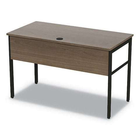 Image of Urban Desk Workstation, 47.25w X 23.75d X 29.5h, Natural Walnut