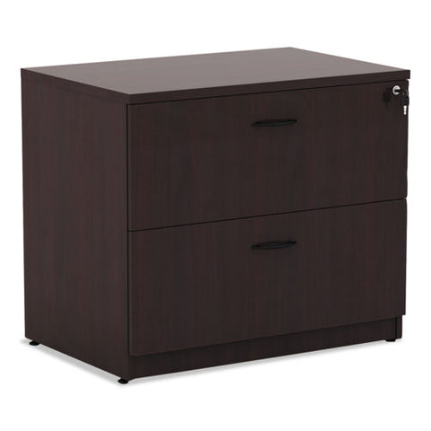 Image of Alera Valencia Series Two Drawer Lateral File, 34w X 22.75d X 29.5h, Mahogany