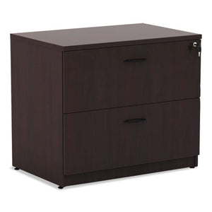 Alera Valencia Series Two Drawer Lateral File, 34w X 22.75d X 29.5h, Mahogany