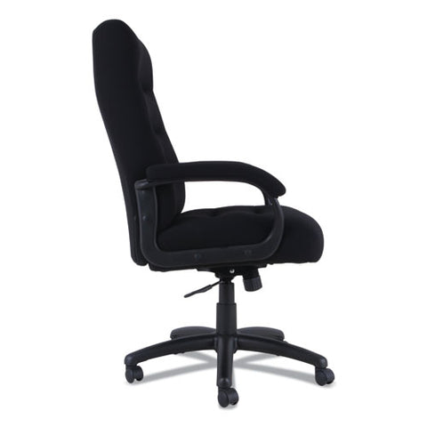 Image of Alera Kesson Series High-back Office Chair, Supports Up To 300 Lbs., Black Seat/black Back, Black Base