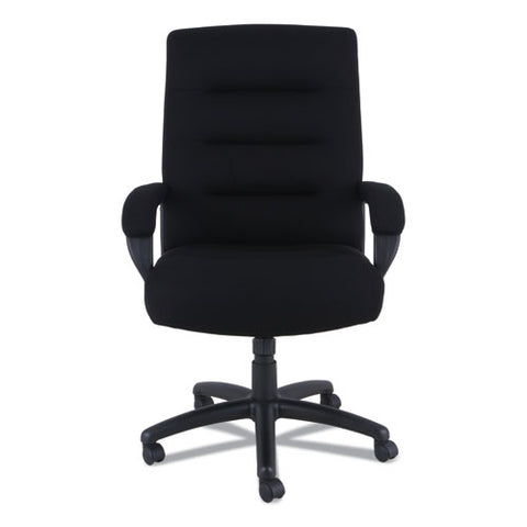 Image of Alera Kesson Series High-back Office Chair, Supports Up To 300 Lbs., Black Seat/black Back, Black Base