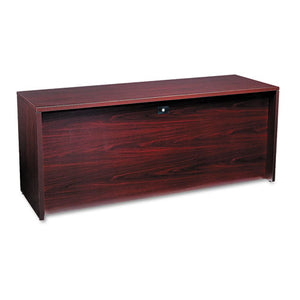 10500 Series 3/4-height Right Pedestal Credenza, 72w X 24d X 29.5h, Mahogany