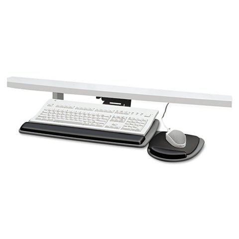 Image of Adjustable Standard Keyboard Platform, 20.25w X 11.13d, Graphite/black