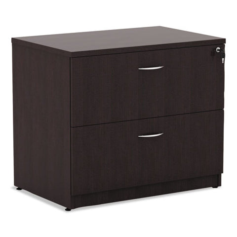 Image of Alera Valencia Series Two Drawer Lateral File, 34w X 22.75d X 29.5h, Espresso