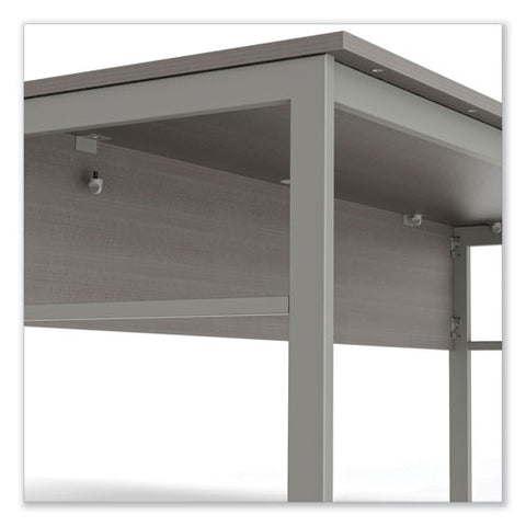 Image of Urban Desk Workstation, 59w X 23.75d X 29.5h, Ash