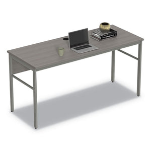 Urban Desk Workstation, 59w X 23.75d X 29.5h, Ash