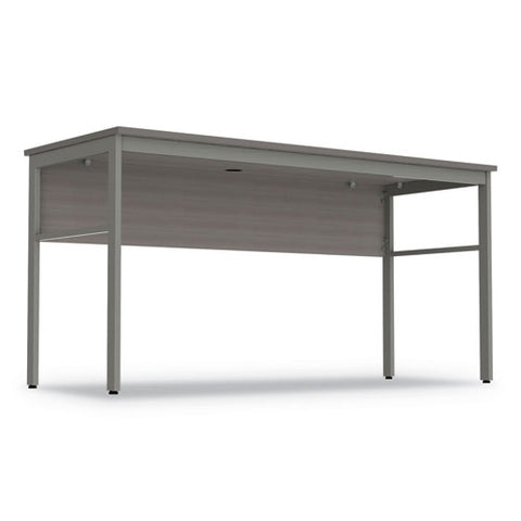 Image of Urban Desk Workstation, 59w X 23.75d X 29.5h, Ash