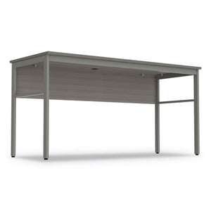 Urban Desk Workstation, 59w X 23.75d X 29.5h, Ash