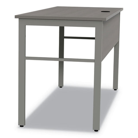 Image of Urban Desk Workstation, 59w X 23.75d X 29.5h, Ash