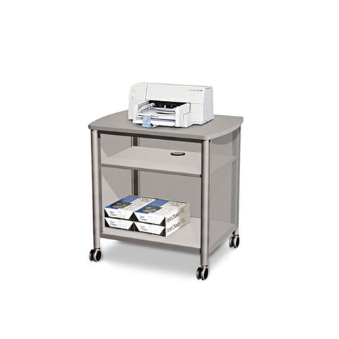 Image of Impromptu Machine Stand, One-shelf, 26.25w X 21d X 26.5h, Gray