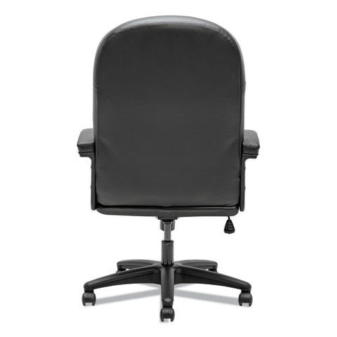 Image of Pillow-soft 2090 Series Executive High-back Swivel/tilt Chair, Supports Up To 250 Lbs., Black Seat/black Back, Black Base