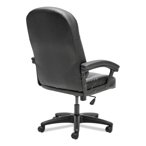 Image of Pillow-soft 2090 Series Executive High-back Swivel/tilt Chair, Supports Up To 250 Lbs., Black Seat/black Back, Black Base