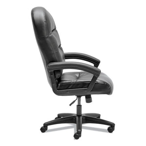 Pillow-soft 2090 Series Executive High-back Swivel/tilt Chair, Supports Up To 250 Lbs., Black Seat/black Back, Black Base