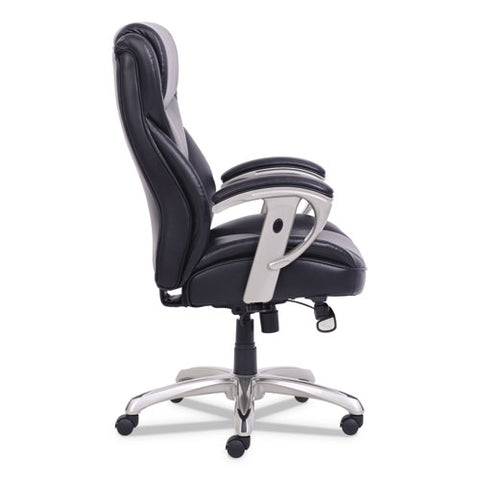 Image of Emerson Big And Tall Task Chair, Supports Up To 400 Lbs., Black Seat/black Back, Silver Base