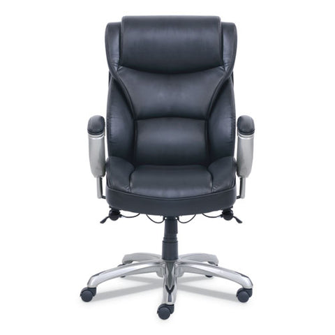 Image of Emerson Big And Tall Task Chair, Supports Up To 400 Lbs., Black Seat/black Back, Silver Base