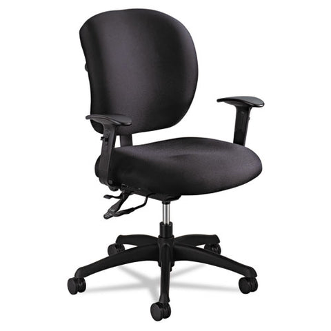 Image of Alday Intensive-use Chair, Supports Up To 500 Lbs., Black Seat/black Back, Black Base