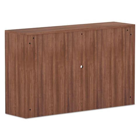 Image of Alera Valencia Series Hutch, 3-comp, 58.88w X 15d X 35.38h, Modern Walnut