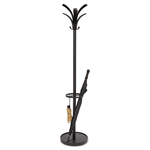 Image of Brio Coat Stand, 13.75w X 13.75d X 66.25h, Black