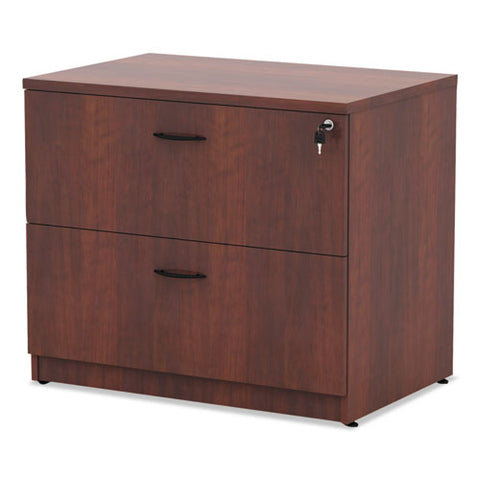 Image of Alera Valencia Series Two Drawer Lateral File, 34w X 22.75d X 29.5h, Cherry