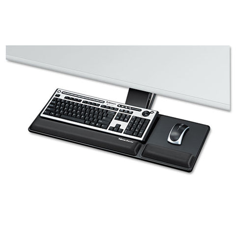 Image of Designer Suites Compact Keyboard Tray, 19w X 9.5d, Black