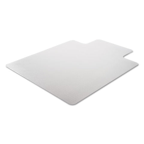 Image of Moderate Use Studded Chair Mat For Low Pile Carpet, 45 X 53, Wide Lipped, Clear