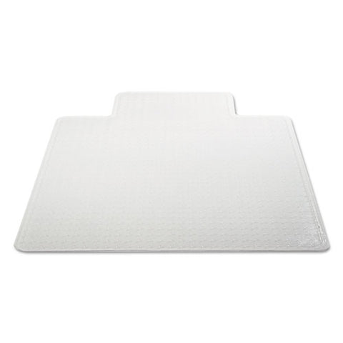 Image of Moderate Use Studded Chair Mat For Low Pile Carpet, 45 X 53, Wide Lipped, Clear