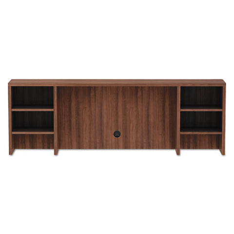 Image of Alera Valencia Series Organizer Hutch, 70.63w X 11.75d X 23.63h, Modern Walnut