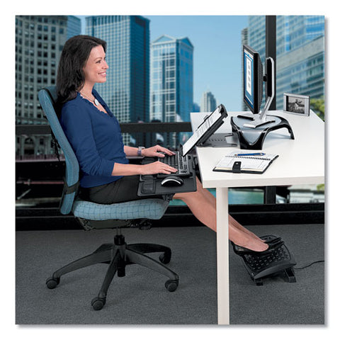 Image of Climate Control Footrest, 16.5w X 10d X 6.5h, Black