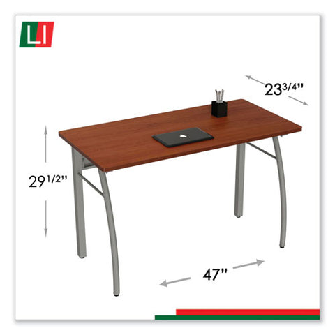 Image of Trento Line Rectangular Desk, 47.25w X 23.63d X 29.5h, Cherry