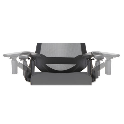 Image of Alera Eb-w Series Pivot Arm Multifunction Mesh Chair, Supports Up To 275 Lbs, Black Seat/black Back, Aluminum Base